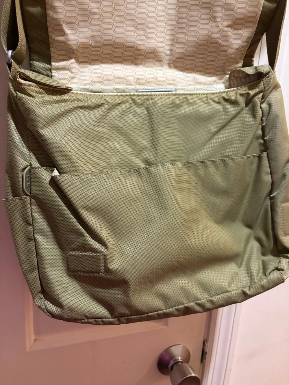 Tumi Men's Olive Green Messenger Bag